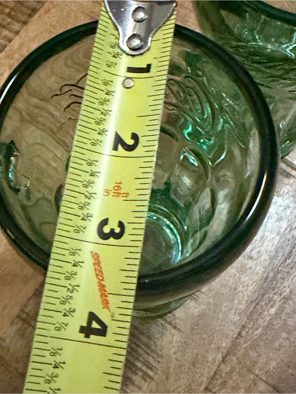2 Vtg LIBBEY Coca Cola Coke Logo Heavy Green Glass Mugs With Handle Drink ware